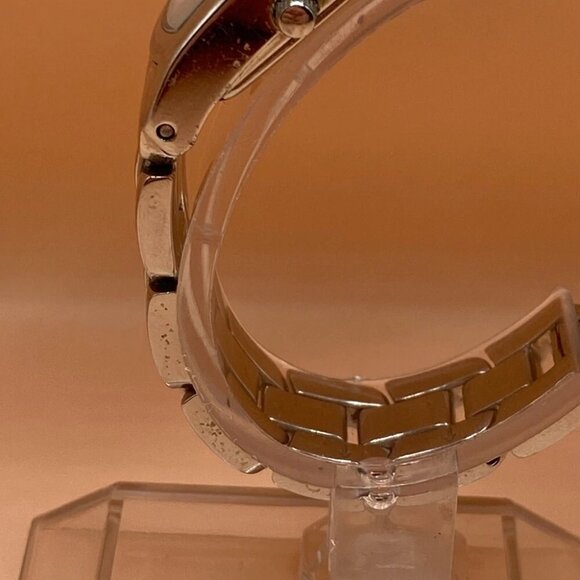 Fossil Watch F2  ES-9519 All Stainless‎ Steel Silver Tone Stick Analog Quartz - Picture 13 of 13